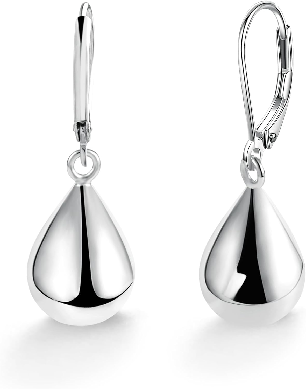 925 Sterling Silber Tropfen Ohrringe für Frauen Mädchen Wassertropfen #OWK011